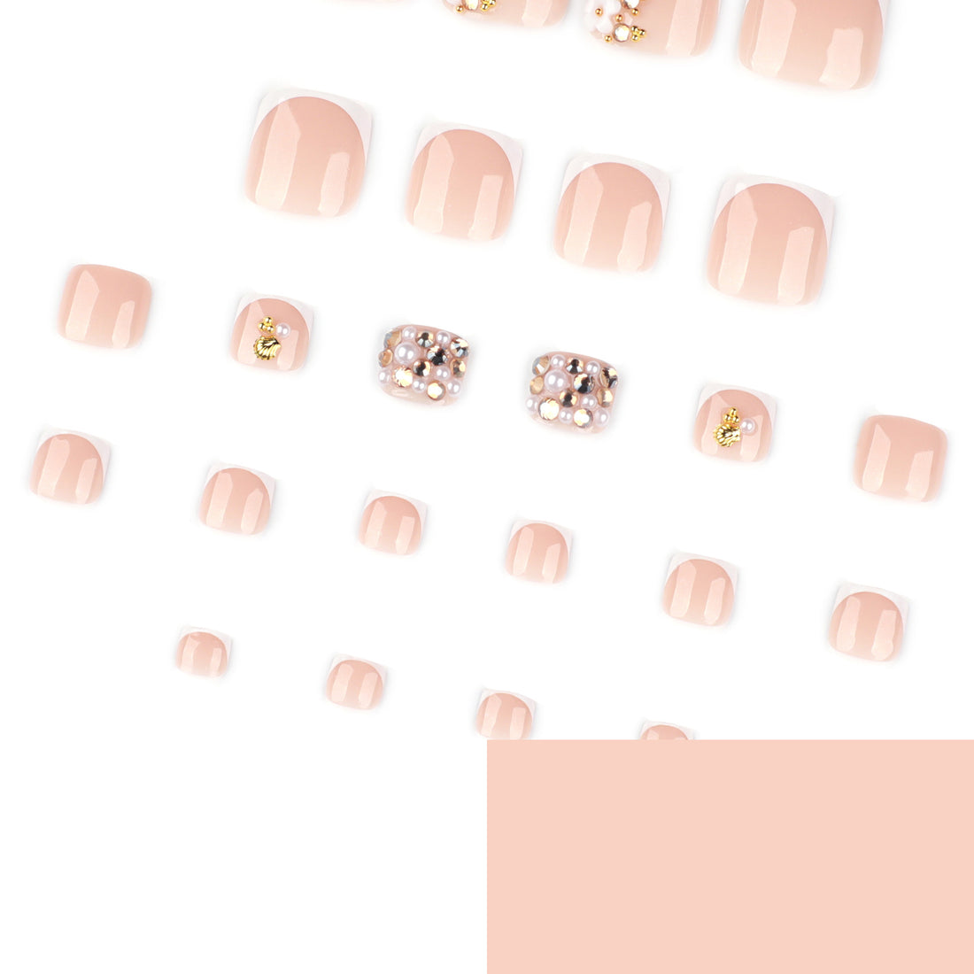 No.687 Fashion Toenails Patch 24pcs/Set