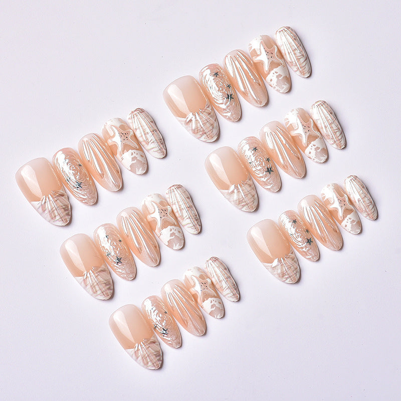 No.BH33 Seashells Fingernails Patch 30pcs/Set