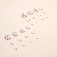 No.235 Flowers Toenails Patch 24pcs/Set