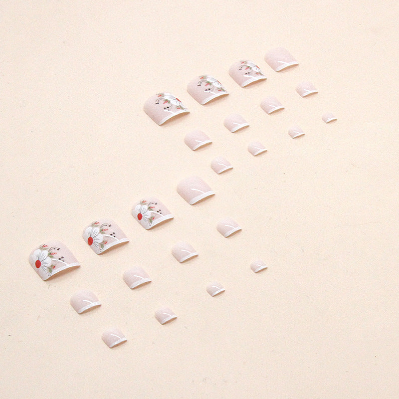 No.235 Flowers Toenails Patch 24pcs/Set