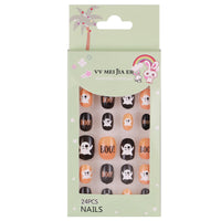 No.KD13 Halloween Mini Kids Press on Fingernails 24pcs/Set