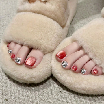 No.655 Fashion Cat's Eye Toenails Patch 24pcs/Set