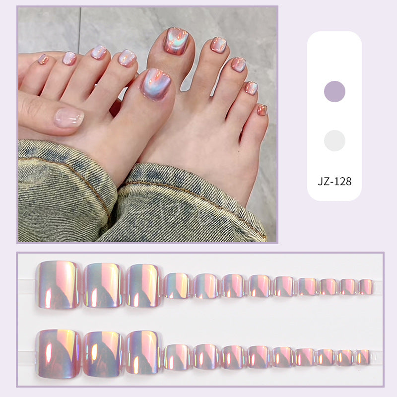 No.40 Pink Toenail Patch 24pcs/Set