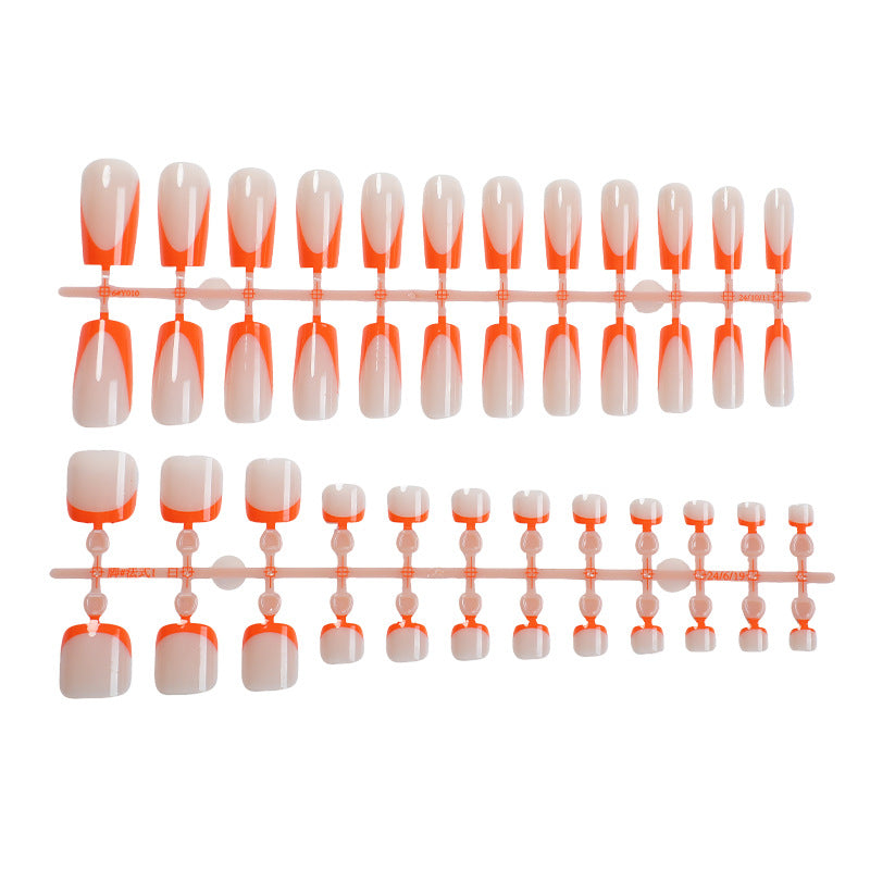 No.PSN94 Orange Hand & Toe Pair Set-48pcs