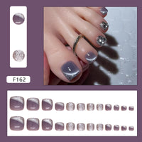 No.372 Fashion Cat's Eye Toenails Patch 24pcs/Set