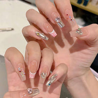 No.VN9 Love Diamond Fingernails Patch 24pcs/Set