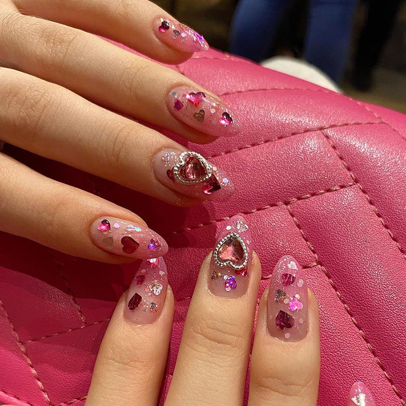 No.VN70 Love Gem Fingernails Patch 24pcs/Set