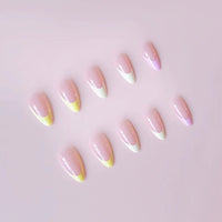 No.F274 Rainbow Multicolor Fingernails Patch 24pcs/Set