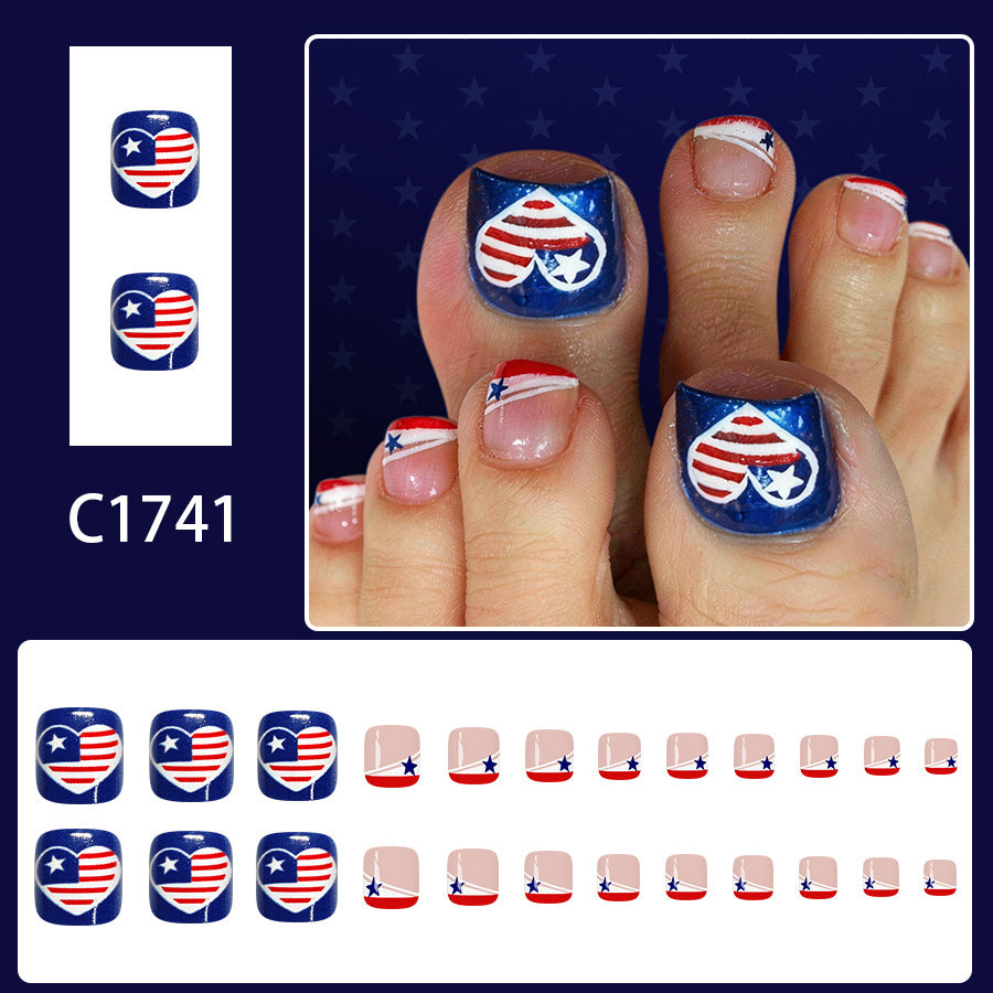 No.JUN15 Love Toenails Patch 24pcs/Set