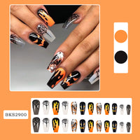 No.AW3 Halloween Spider Fingernails Patch 24pcs/Set