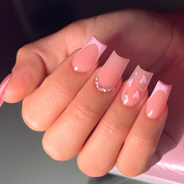 No.VN2 Pink Love Fingernails Patch 24pcs/Set