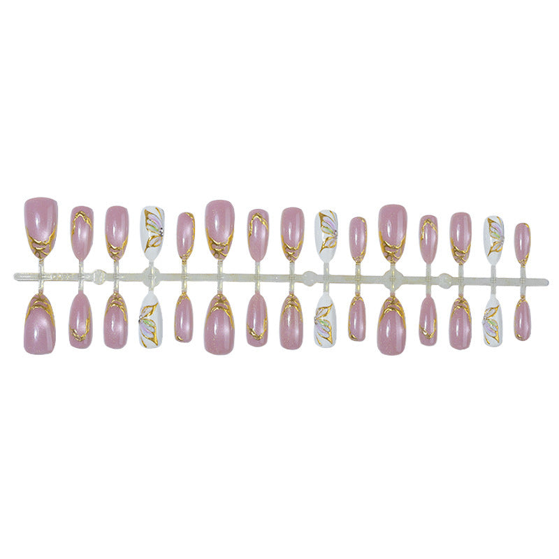 No.F595 Cat's Eye Fingernails Patch 24pcs/Set