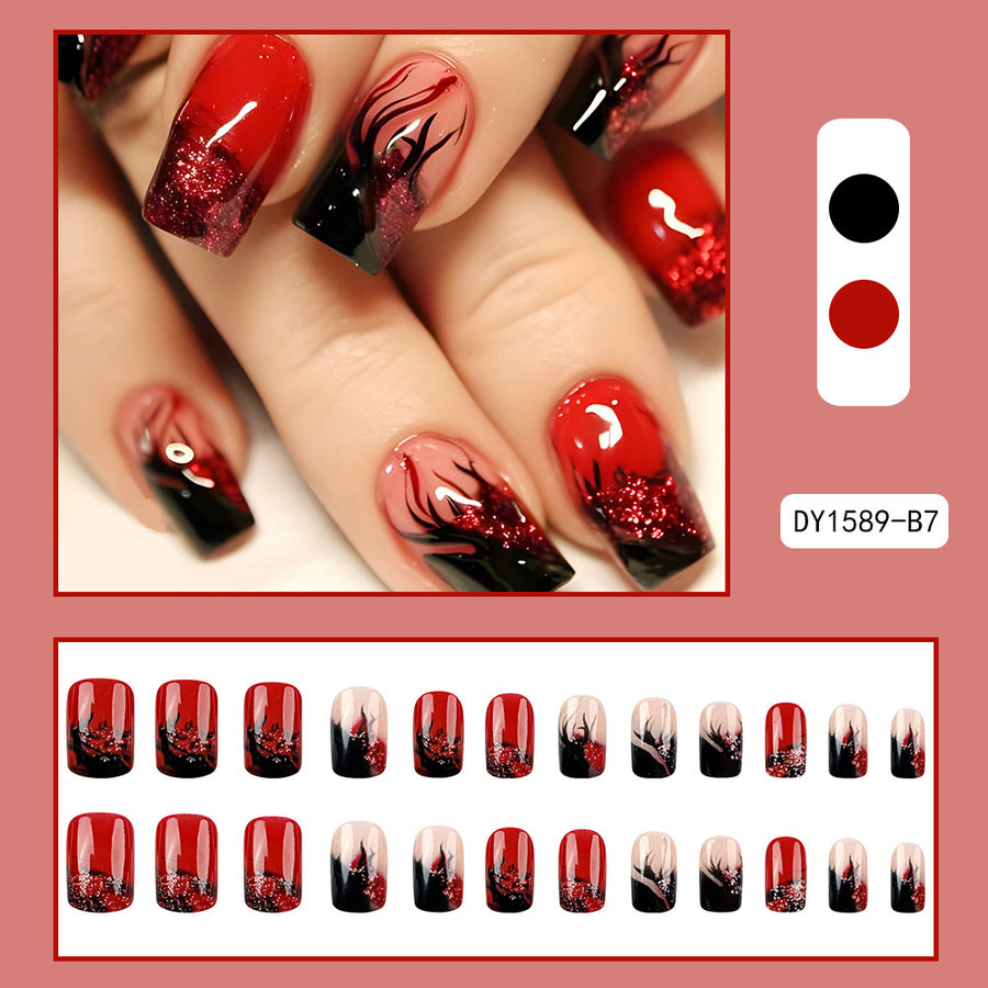 No.F153 Flaming Lips Fingernails Patch 24pcs/Set