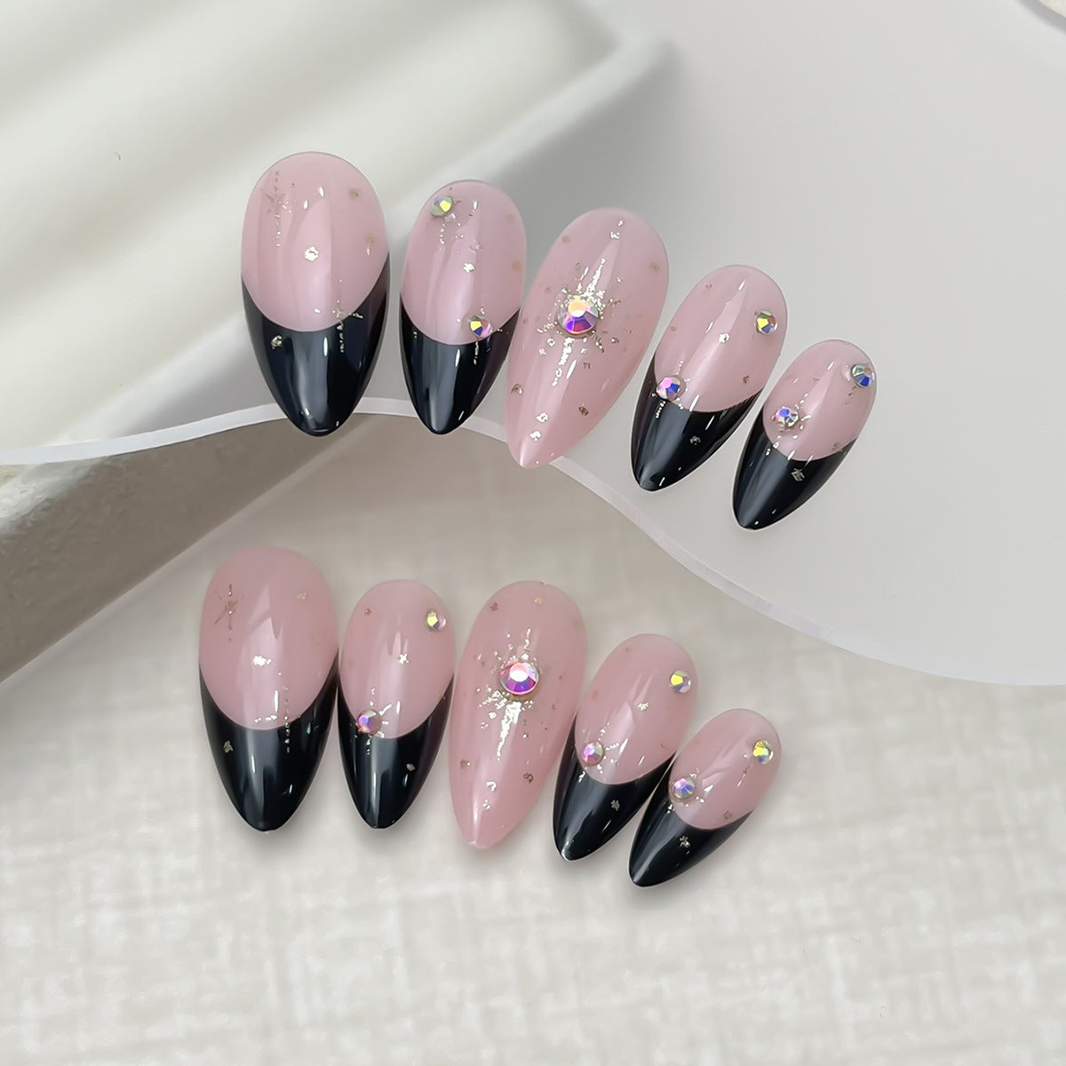No.F686 Sparkling Fingernails Patch 24pcs/Set