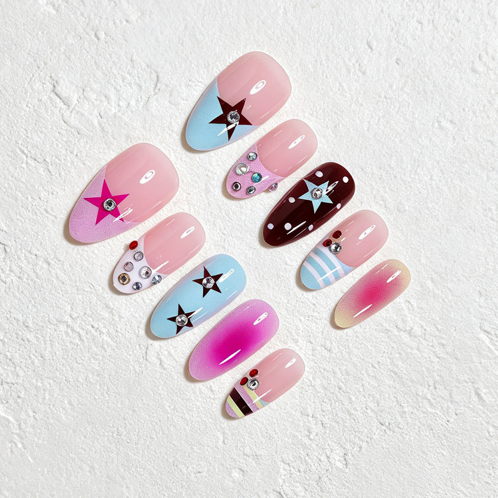 No.F754 Fashion Fingernails Patch 24pcs/Set