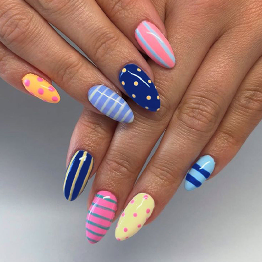No.F759 Cute Bow Fingernails Patch 24pcs/Set