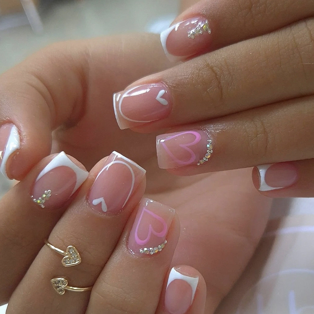 No.VN79 Valentine’s Cute Nails Set (24 Pcs)