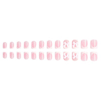 No.F279 Pink Fingernails Patch 24pcs/Set