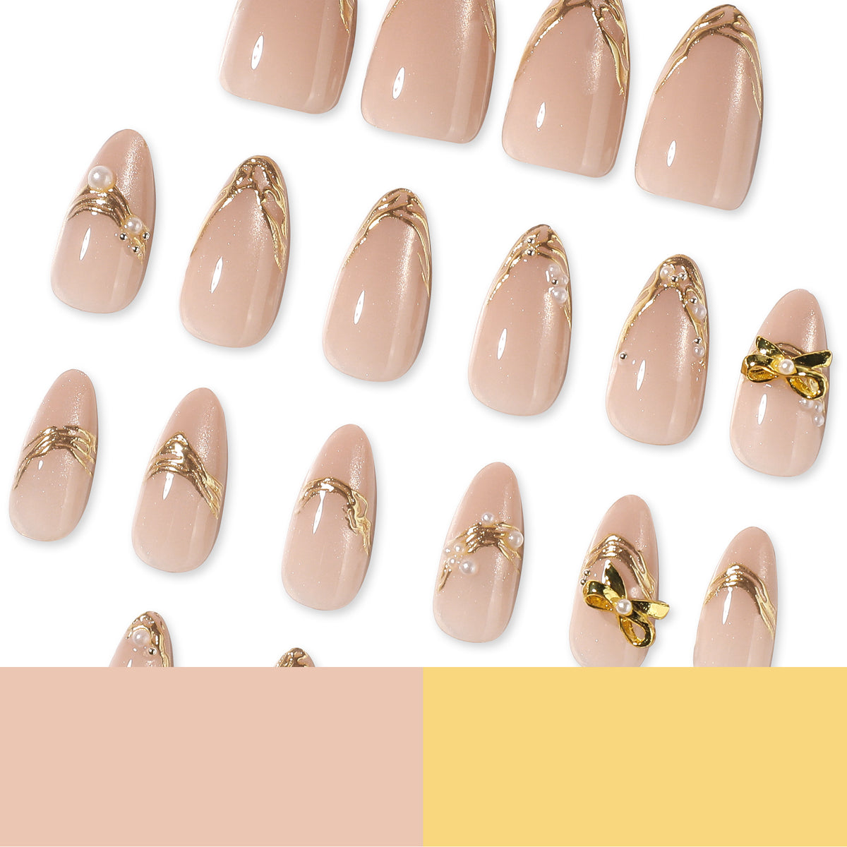 No.F798 Cat's Eye Fingernails Patch 24pcs/Set