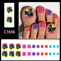 No.BH15 Colorful Toenails Patch 24pcs/Set