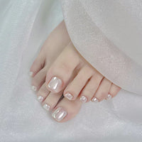 No.330 White Toenails Patch 24pcs/Set