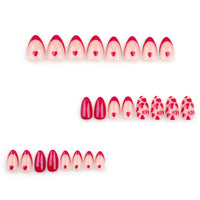 No.VN71 Valentine’s Love Press-On Nails Set (24 Pcs)