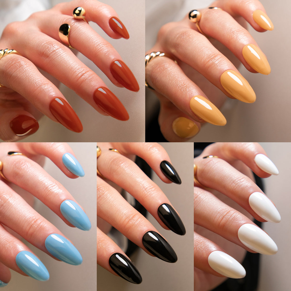 No.F639 Fashion Fingernails Patch 24pcs/Set