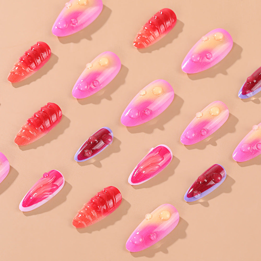 No.F475 3D Fashion Fingernails Patch 24pcs/Set