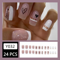 No.F13 Cute Love Fingernails Patch 24pcs/Set