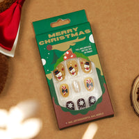 No.CM12 Christmas Fingernails Patch 24pcs/Set