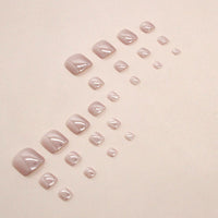 No.138 Cool Powder Aurora Bright EyeToenails 24pcs/Set