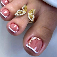 No.317 Cute Diamond Toenails Patch 24pcs/Set