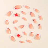 No.VN54 Love Bow Fingernails Patch 24pcs/Set