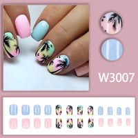 No.F45 Cute Fingernails Patch 24pcs/Set