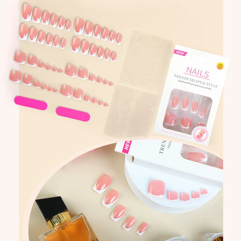 No.PSN3 Fashion Hand & Toe Pair Set – 48pcs