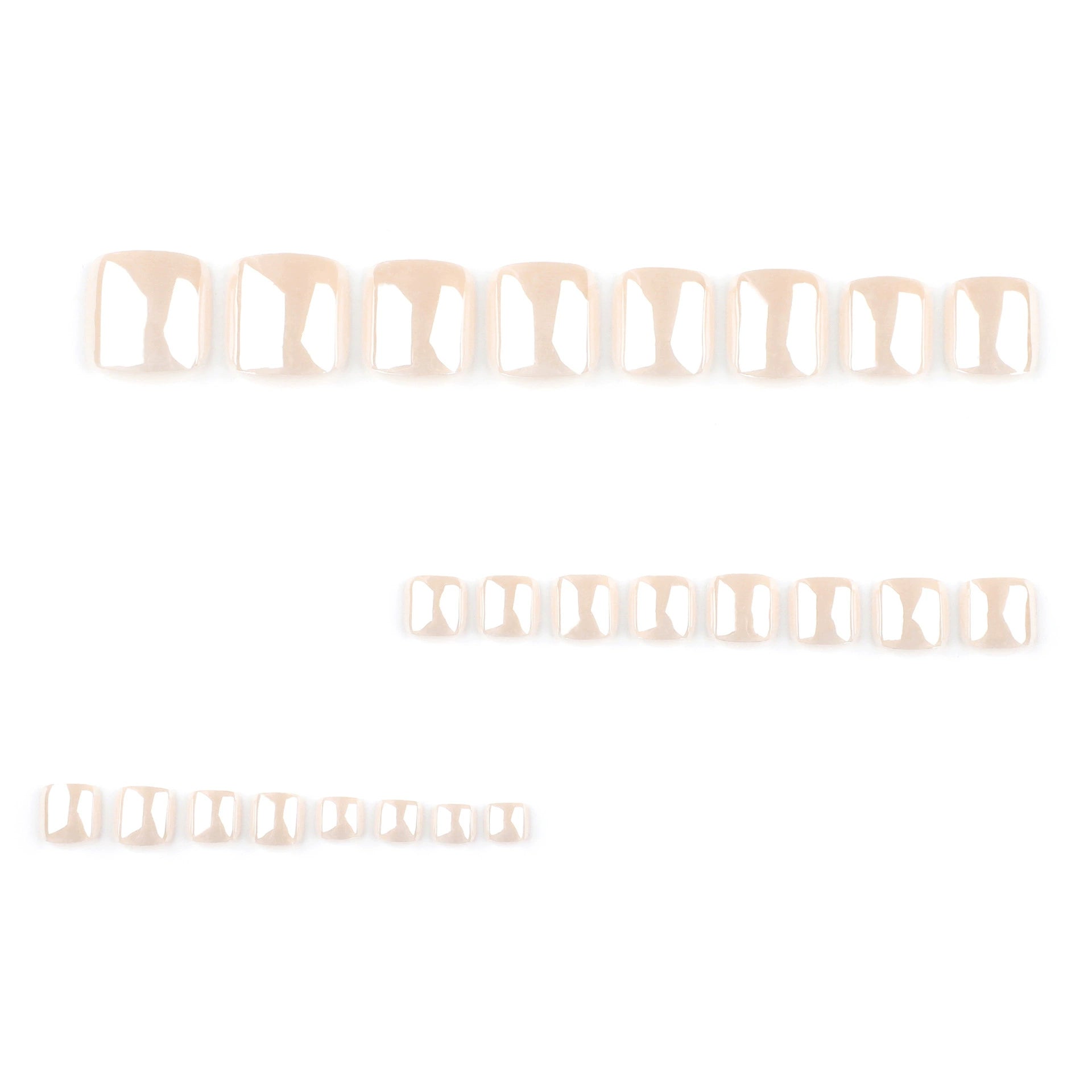 No.399 Nude Toenails Patch 24pcs/Set