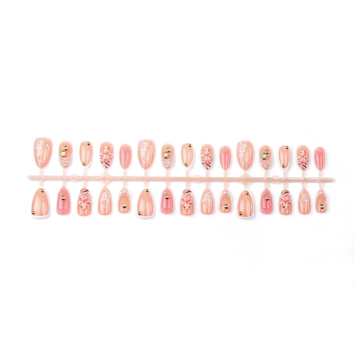 No.BH29 Print Fingernails Patch 30pcs/Set