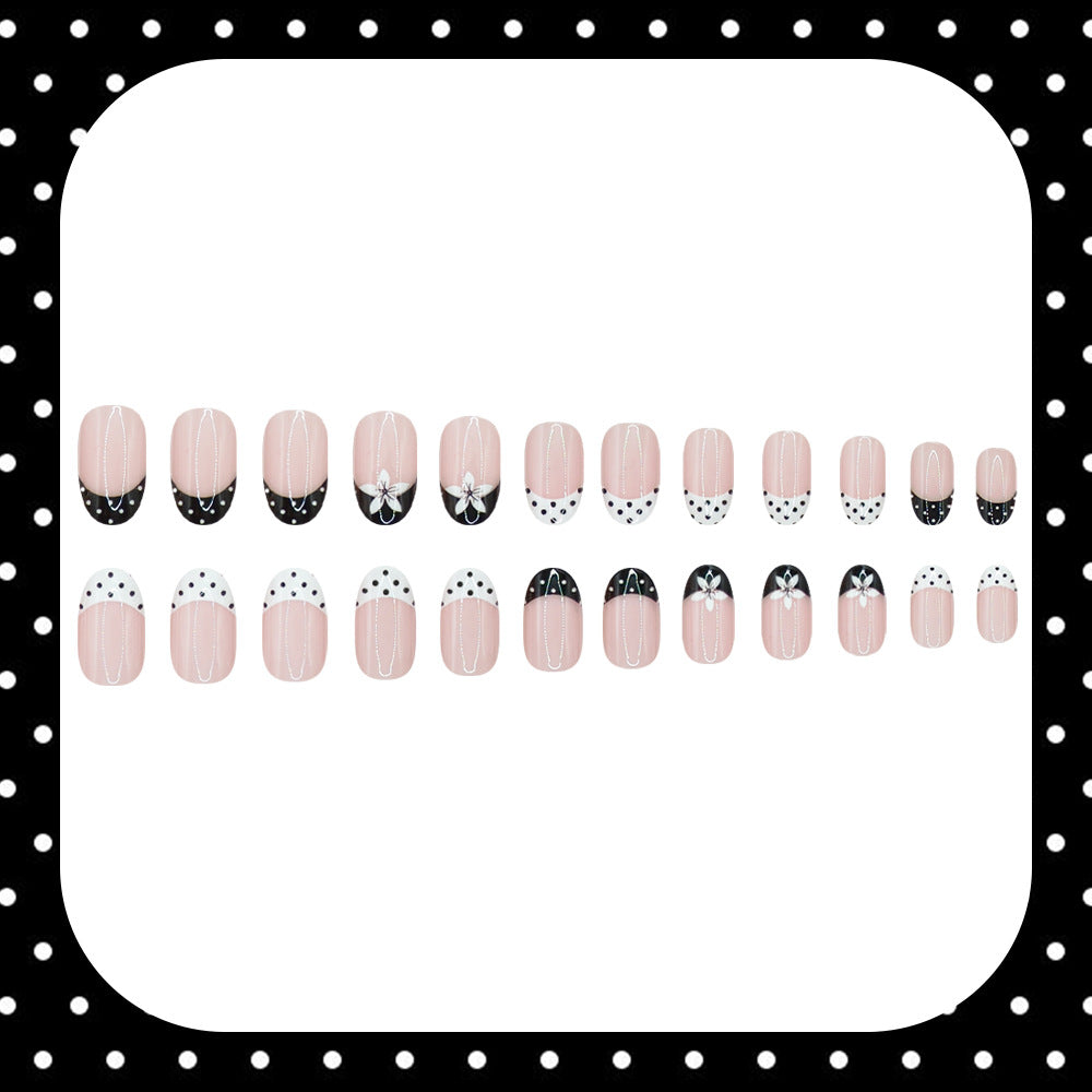 No.F761 Cute Flowers Fingernails Patch 24pcs/Set