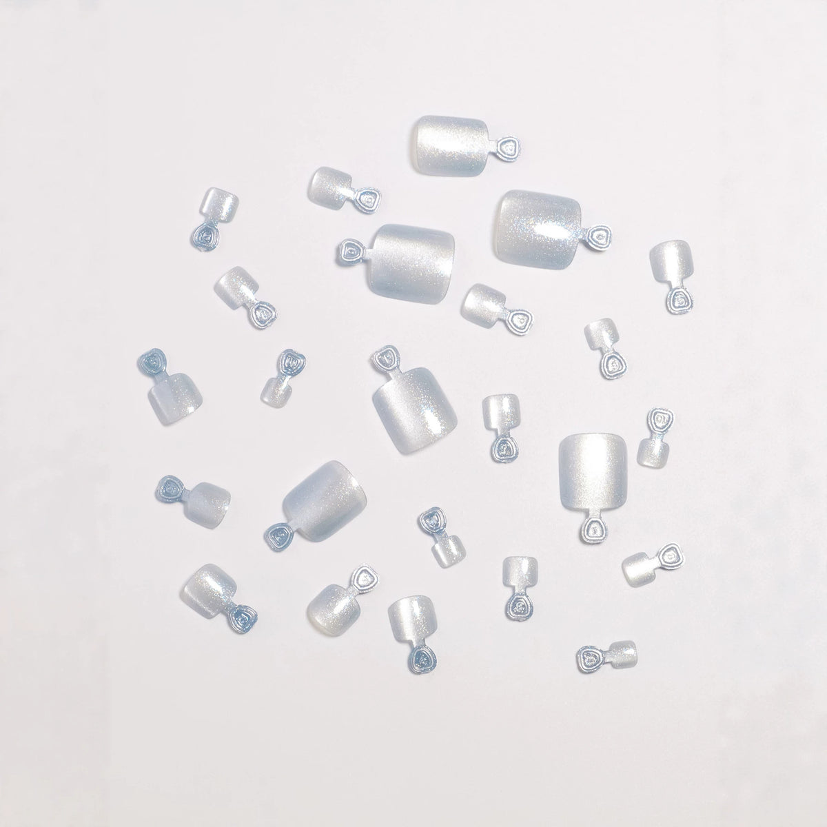 No.781 Light Cat's Eye Toenails Patch 24pcs/Set