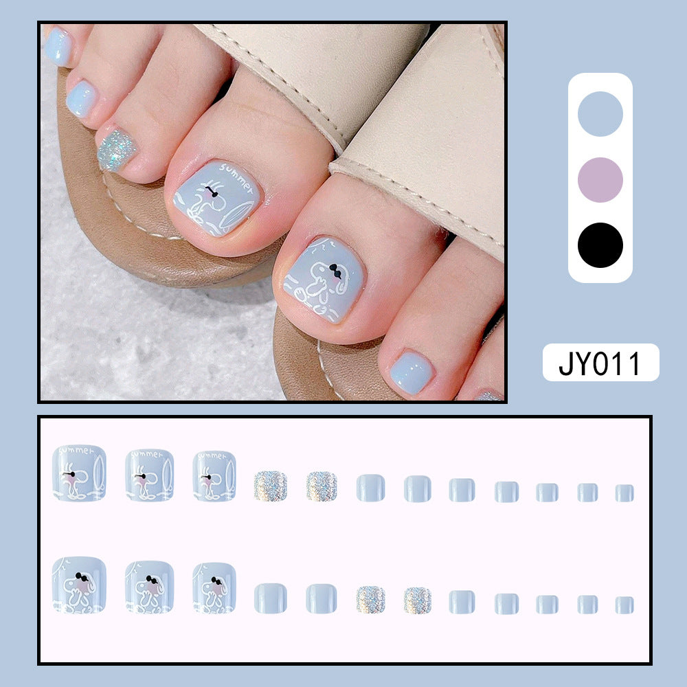 No.366 Fashion Cute Toenails Patch 24pcs/Set