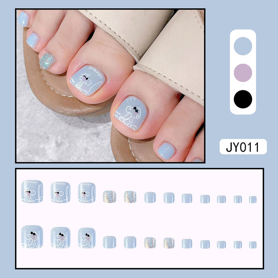 No.366 Fashion Cute Toenails Patch 24pcs/Set