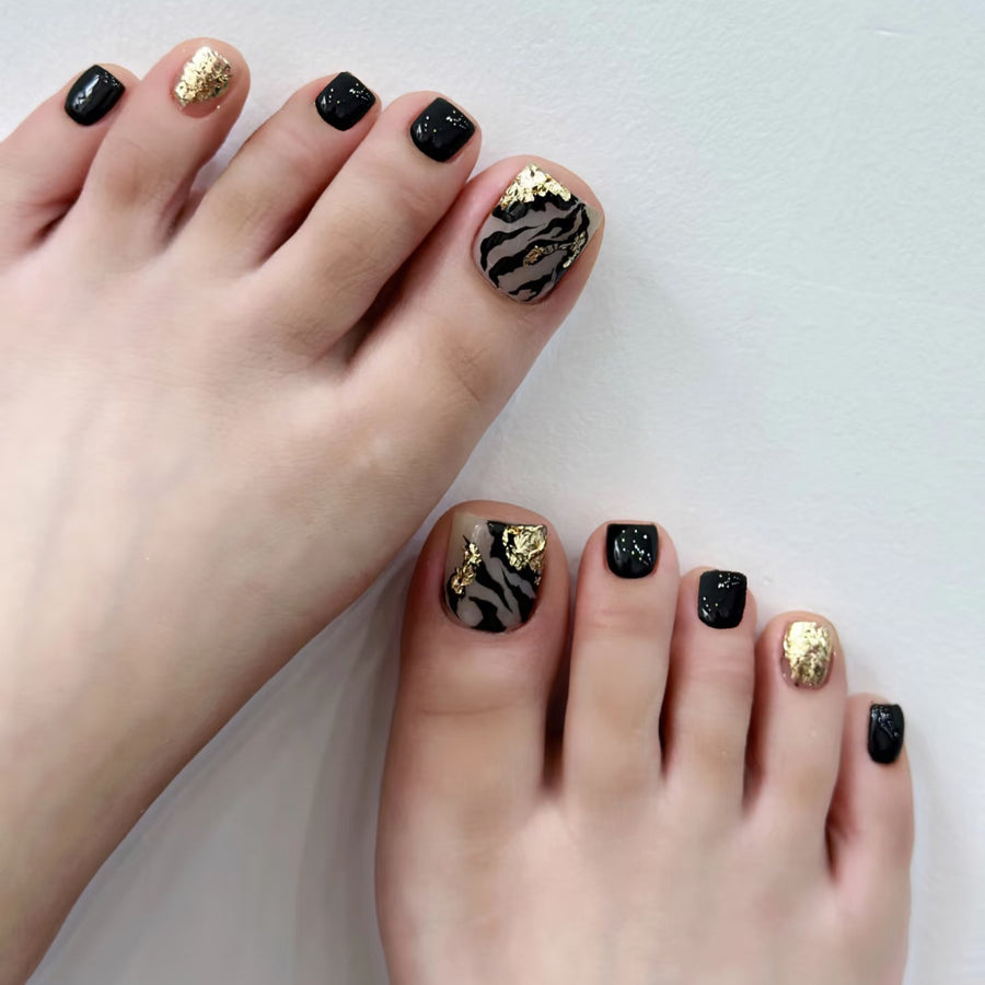 No.670 Leopard Print Toenails Patch 24pcs/Set