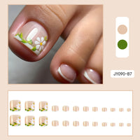 No.275 Fresh Daisy Toenail Patch 24pcs/Set