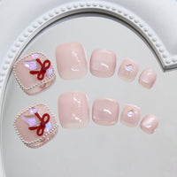 No.587 Streamer Cat's Eye Toenails Patch 24pcs/Set