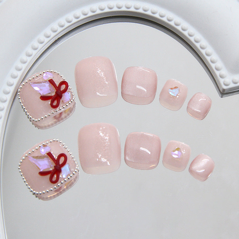 No.587 Streamer Cat's Eye Toenails Patch 24pcs/Set