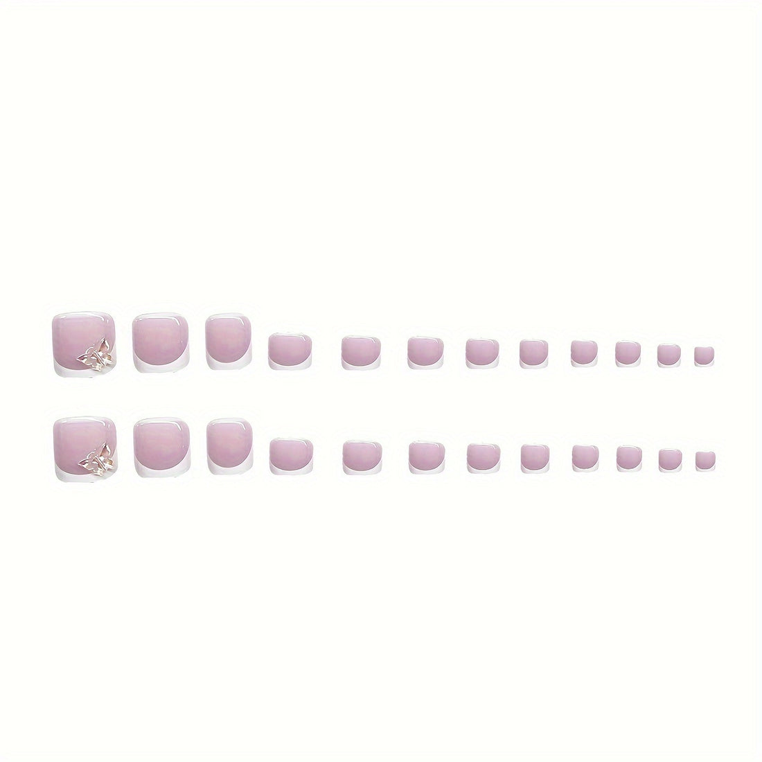 No.PSN75 Flashing Heart Hand & Toe Pair Set-48pcs