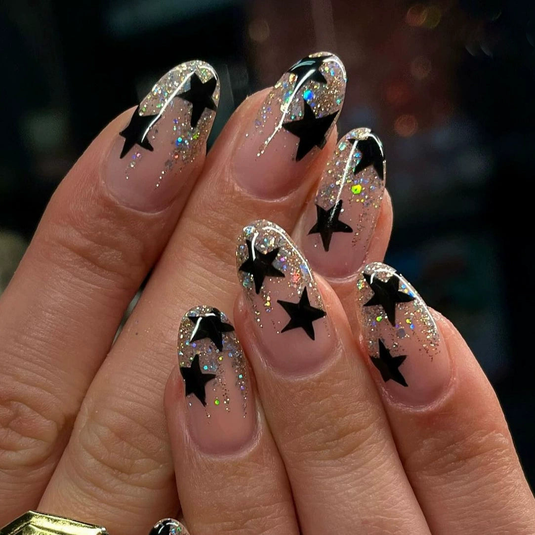 No.F319 Star Fingernails Patch 24pcs/Set