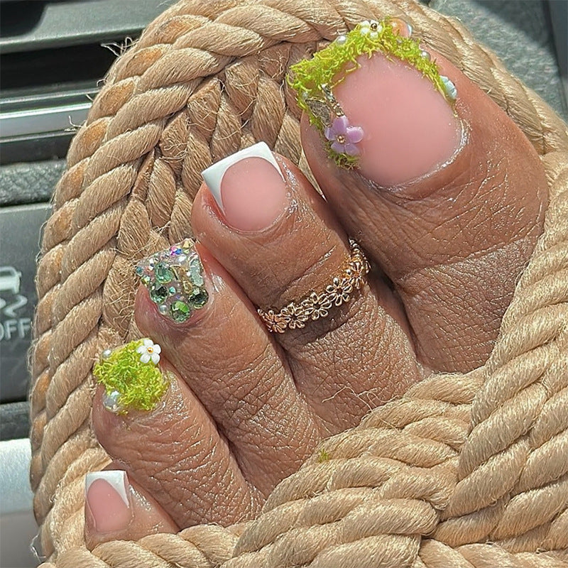 No.652  Print Toenails Patch 24pcs/Set