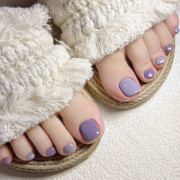 No.592 Purple Toenails Patch 24pcs/Set