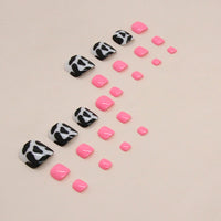 No.233 Pink Sweet Toenails Patch 24pcs/Set